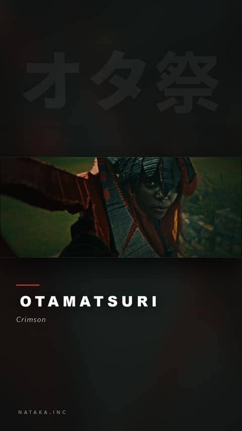 Otamatsuri phone wallpaper — Crimson